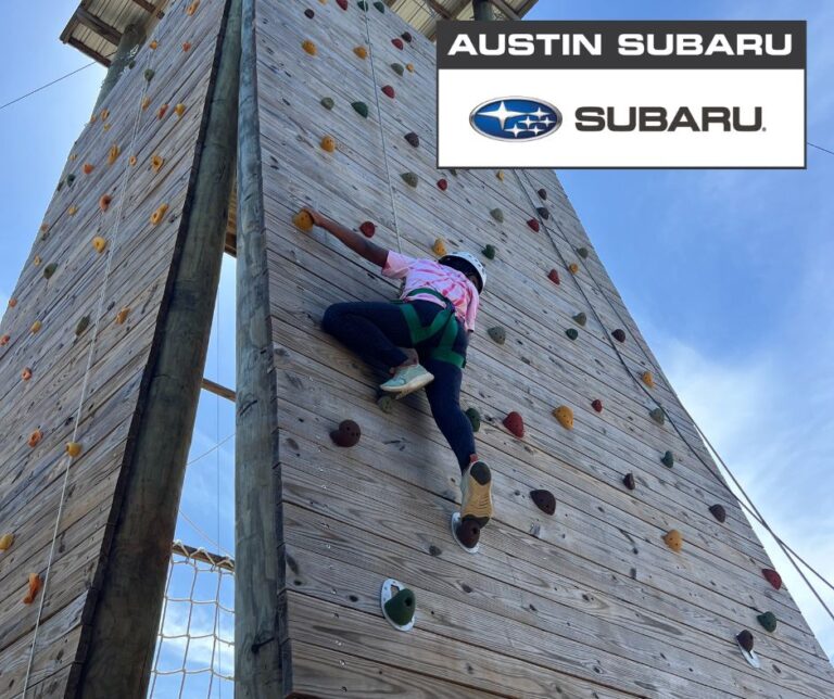 Austin Subaru – 2024’s Presenting Sponsor Of Our High Ropes Course 